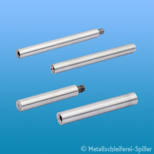 Edelstahl Verbindungsstift Gewinde M6 V2A/V4A geschliffen Verbinder Stift - Bild 1 von 4