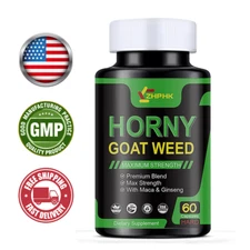 Horny Goat Weed for Men&Women-1000mg Extra Strength Horny Goat Capsules