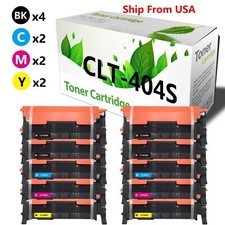 (10-Pack, 4B2C2M2Y) 404S Toner Cartridge CLT-404S for C480 Printer