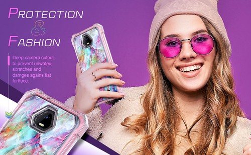 Funda protectora de teléfono de cuerpo completo para Schok Volt SV55 con protector de pantalla incorporado - Imagen 28 de 56