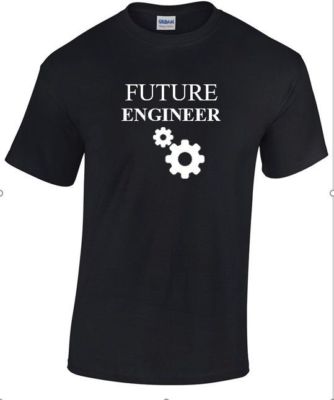 Future Engineer Gears Mechanical Student College Graduation Cotton T-Shirt S-5XL