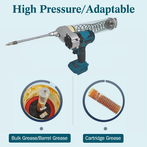 Brushless Electric Grease Gun 620cc Cartridges 9000PSI For Makita 18V Battery - Picture 11 of 13