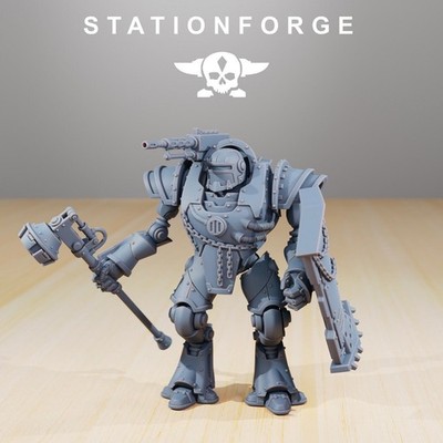 Scavenger Exutars Robot Droids x3 Mech Division 60mm Resin Miniatures