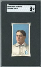 T206 - 1909 - HARRY LUMLEY - BROOKLYN - PIEDMONT BACK - SGC 3