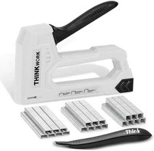 Light Duty Staple Gun with 1600 Staples & Remover for DIY Crafts