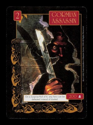 Gormian Assassin Fantasy Adventures 1995 Trading Card TC CC