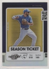 2021 Panini Contenders Season Ticket Optic Gold Prizm 2/10 Brandon Lowe #45 qf6