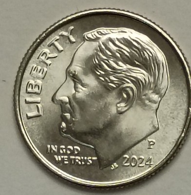 2024 D Roosevelt Dime Unculated GEM   Druling Roosevelt   Error
