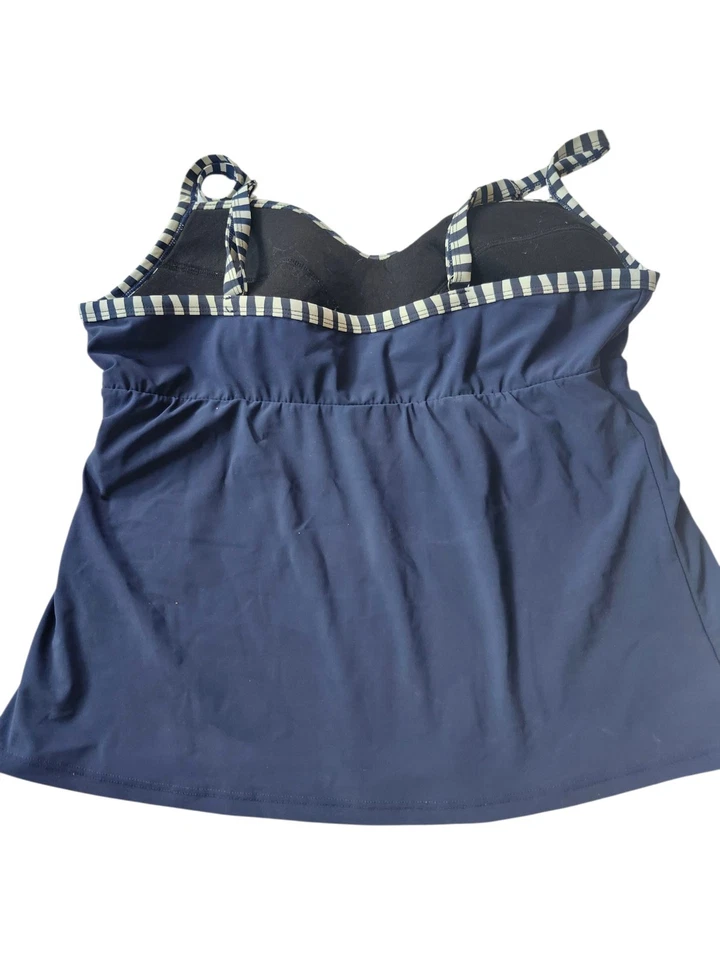 Christina Women's Blue Tankini Swimsuit - Image 3 of 4