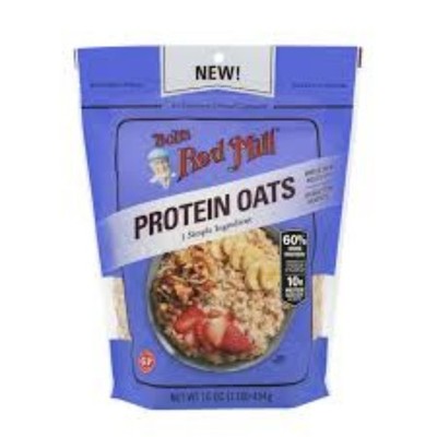1x Bob's Red Mill Organic Protein Oats Plant Based Whole Grain Porridge 32oz
