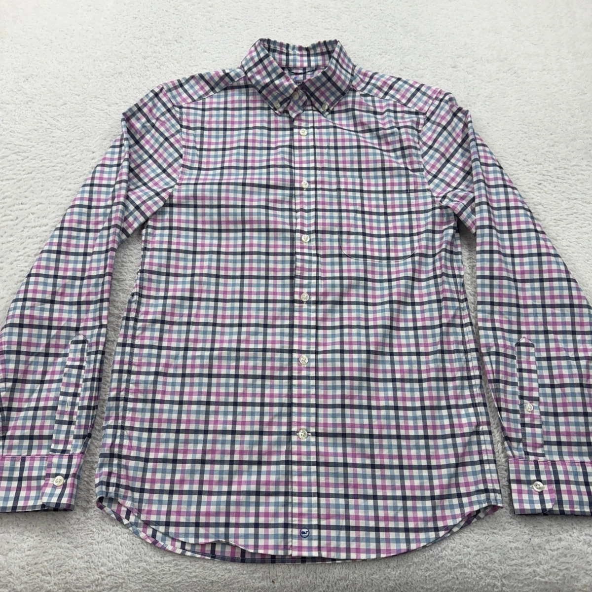 Chemise de pêche homme Vineyard Vines Harbor, rouge jetée, à