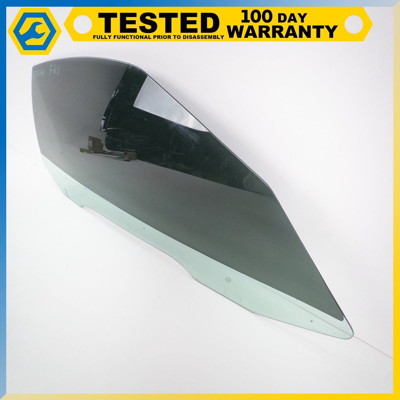 05-13 CHEVROLET CORVETTE C6 FRONT RIGHT PASSENGER SIDE DOOR WINDOW GLASS OEM