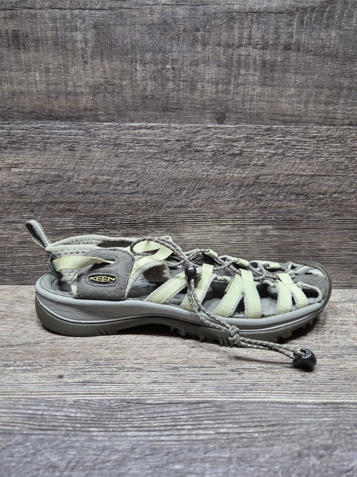 Keen Whisper sandalo donna tg 10 verde chiaro e grigio atletico impermeabile escursionismo