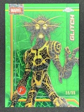 Glitch 2026 Topps Chrome Marvel Comics Green X-Fractor Base /99 #119