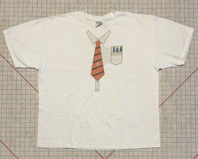 VTG Home Depot T Shirt Sz 2XL Id Rather Be At Work Tools Double Sided Distressed