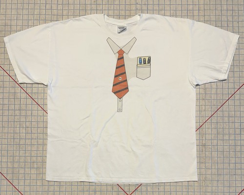 VTG Home Depot T Shirt Sz 2XL Id Rather Be At Work Tools Double Sided Distressed