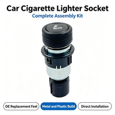 1 Power Outlet Cigarette Lighter Socket Xc3z-15055-aa For Ford 1 Power Outlet Cigarette Lighter Socket Xc3z-15055-aa For Ford