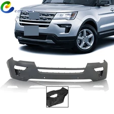 Front Bumper Cover With Bracket With Radar Hole Fit For 2018 2019 Ford Explorer