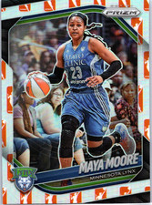 2025 Panini Prizm WNBA Maya Moore WNBA Logo Prizm #135 Minnesota Lynx HOF