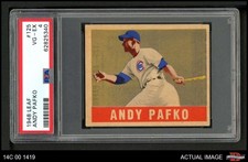 1948 Leaf #125 Andy Pafko Cubs RC PSA 4 - VG/EX
