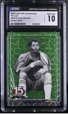 Artis Gilmore 2025 Leaf 15th Anniversary '90 Leaf Green Lazer #2/6 (ULTRA RARE)
