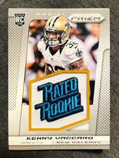 2013 Panini Prizm #255 Kenny Vaccaro Rated Rookie RC Patch Relic Card. rookie card picture