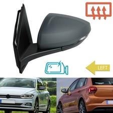 Links Grundiert Außenspiegel Beheizbar Glas mit Blinker für VW Polo AE1 AW1 BZ1