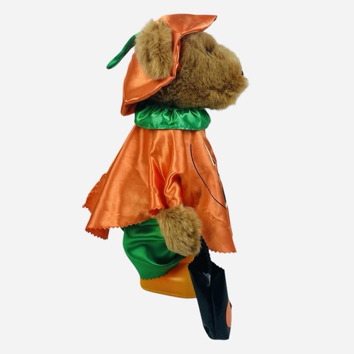 RARO Oso de Peluche Calabaza Dan Dee Halloween Truco o Trato Peluche Cuerpo Duro - Imagen 3 de 18
