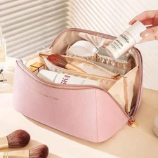 Makeup Organizer Cosmetic Bag Toiletry Kit Travel for Large Make Up Case Women