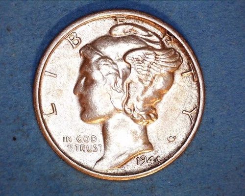 1944-S Mercury Head Silver Dime  AU**106-6B