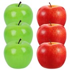 6 Pcs Künstliches Obst Früchte Dekoration Frucht Simulationsfrucht