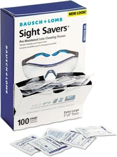 Sight SaversLens Cleaning Wipes, Pre-Moistened Tissues, Anti-Fog, Anti-Static, A