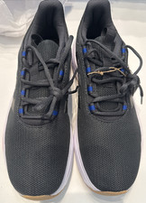 adidas RACER TR23 Size 9 Black with White Bottoms Blue Highlights - New in Box