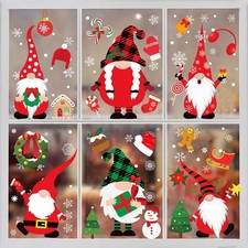 316Pcs Christmas Window Clings Christmas Window Decorations