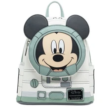 Loungefly Mickey Mouse Spaceman Glow-In-The-Dark Mini Backpack