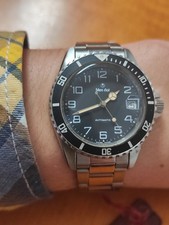 Orologio Nivada Blue Dot Automatico Subacqueo ETA 2824 Swiss Made Acciaio Inox 200m