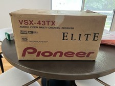 PIONEER ELITE STEREO RECEIVER VSX43TX AUDIO VIDEO MULTI CH SURROUND SOUND 600W