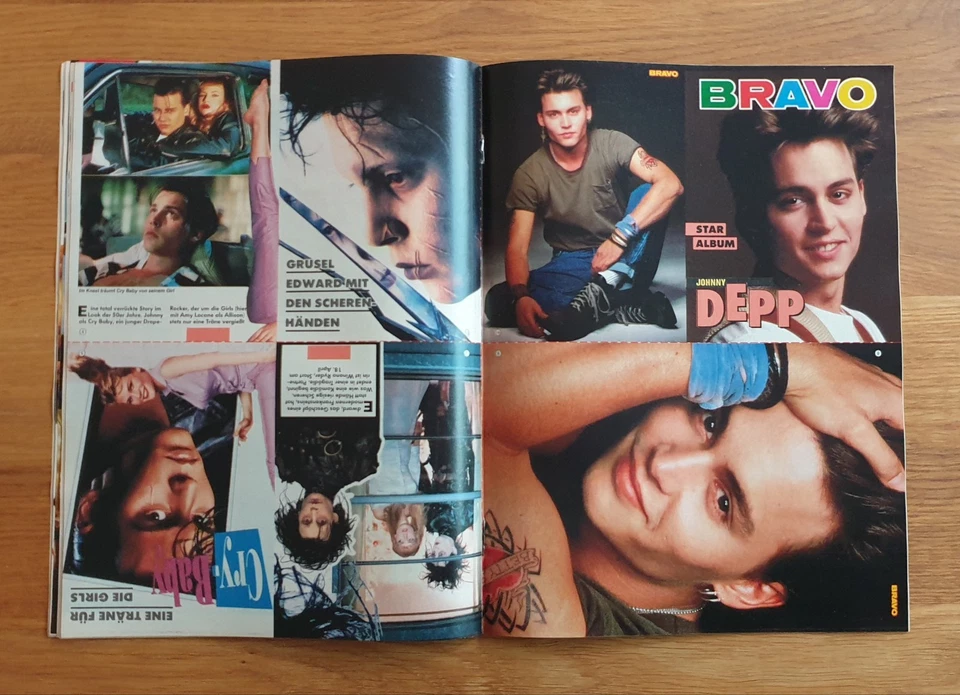 BRAVO BON JOVI RARE GERMAN VINTAGE MAGAZINE 1991 COMPLETE STICKERS AND 4 POSTERS - Image 4 of 4