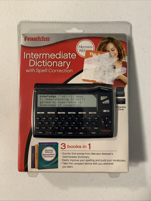 New Franklin Intermediate Electronic Dictionary with Spell Correction MWD-465