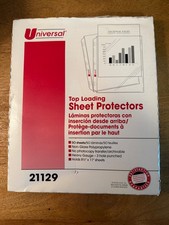 Universal Top Loading Sheet Protectors 50 Sheets NEW 21129