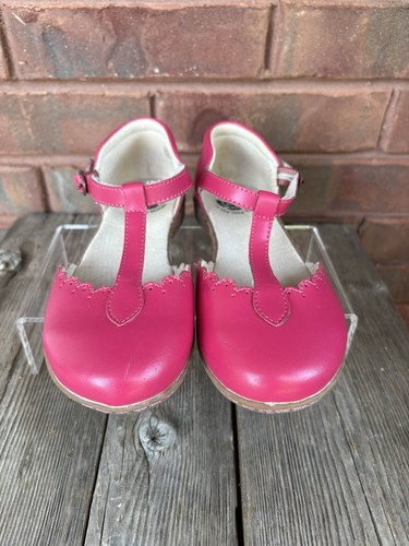Livie & Luca Girls Hot Pink Fresca T Strap Size 13 Dress Shoes Mary Jane Sandals - Picture 2 of 12