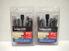 LOT of 2 FastenMaster FMLL358-12 LedgerLOK Ledger Board Screws 3-5/8" 12 In Pack