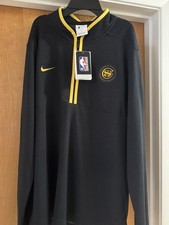 Golden State Warriors Nike Men’s City Connect Black 1/2 Zip Dri-Fit Pullover - L