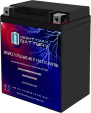 YTX14AHL 12V 12Ah Battery Replaces YB14L-A2 12N14-3A Motorcycle