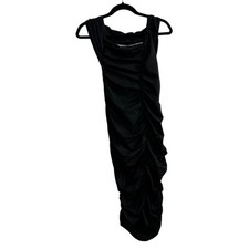 NWOT Women's Black Open Back Bodycon Sexy Cocktail Party Dress Large