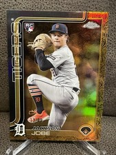 🔥Jackson Jobe 2025 Topps Gilded Rookie Gold Wave /99 #164 Detroit Tigers