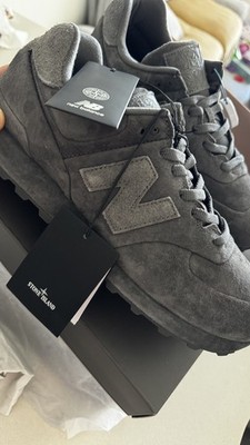 New Balance x Stone Island 574 Legacy 'Ghost Dark Grey' Men's Size 10.5 NEW