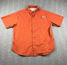 Columbia Sportswear Men's Short Sleeve Button-Up Shirt Size Medium