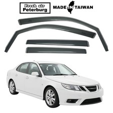 For Saab 93 Linear 4d 2002-2012 In-channel Rain Guards Wind Deflector 4pcs For Saab 93 Linear 4d 2002-2012 In-channel Rain Guards Wind Deflector 4pcs