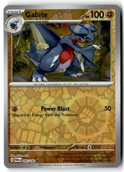 Gabite 095/182 Common Reverse Holo Paradox Rift Pokemon TCG